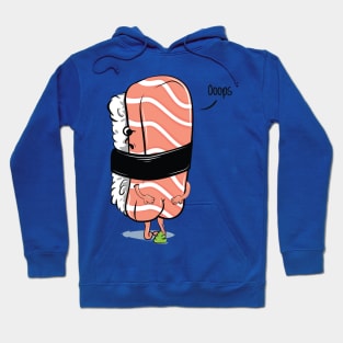 sushi poops wasabi 1 Hoodie